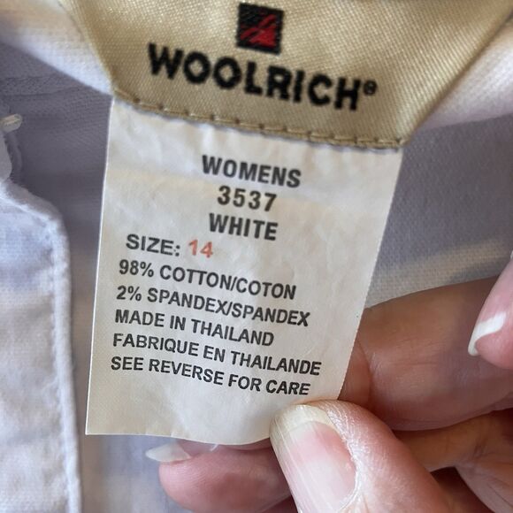 Woolrich Women’s Vintage Montevallo Bermuda Shorts White Size 14 New with Tags - Picture 6 of 12